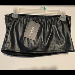 BNWT PRETTY LITTLE THING BLACK BANDEAU